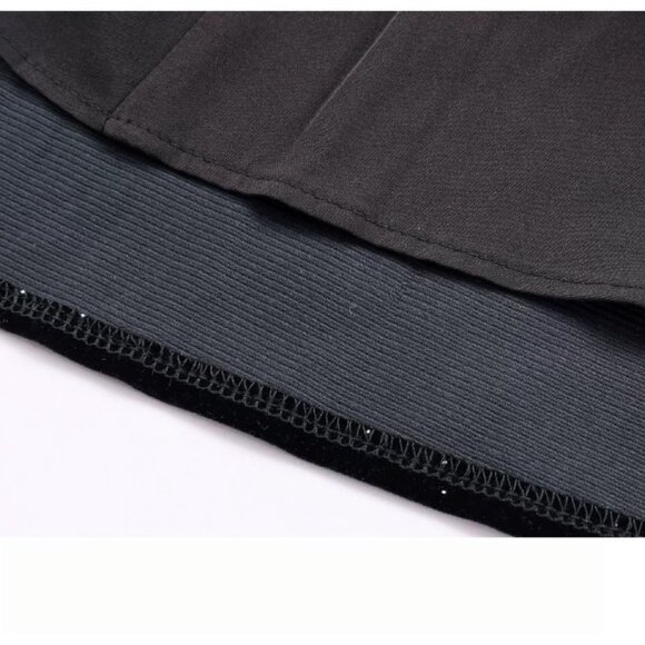 Midnight Muse Velvet Gown - Black A-Line Party & Birthday Dress, Fall/Winter - Picture 7 of 9